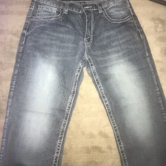 True Luck Mildly Acid Washed Jeans, BRAND NEW, never worn! - Picture 2 of 9